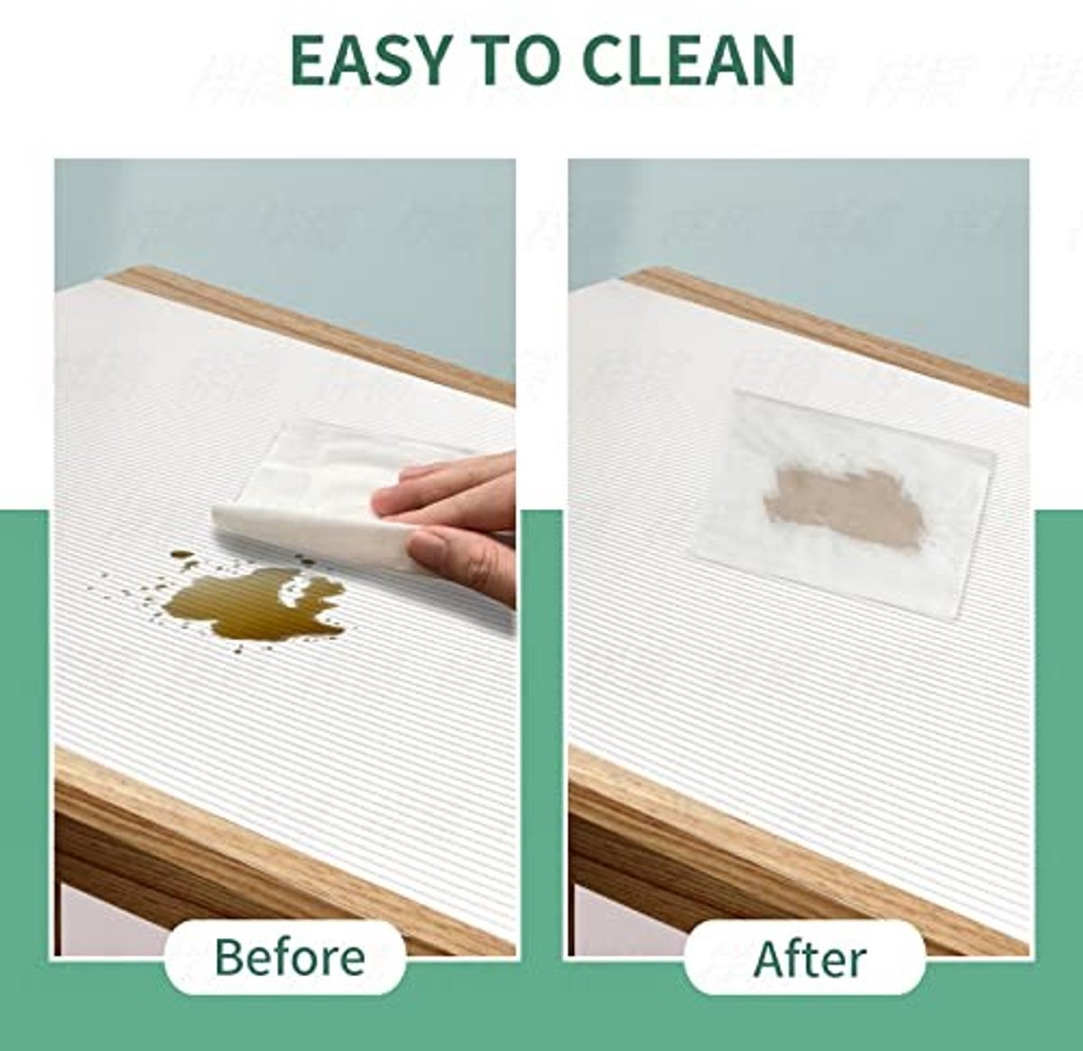 Elzusha - Keuken Liner - Waterproof en Non-Slip Wit