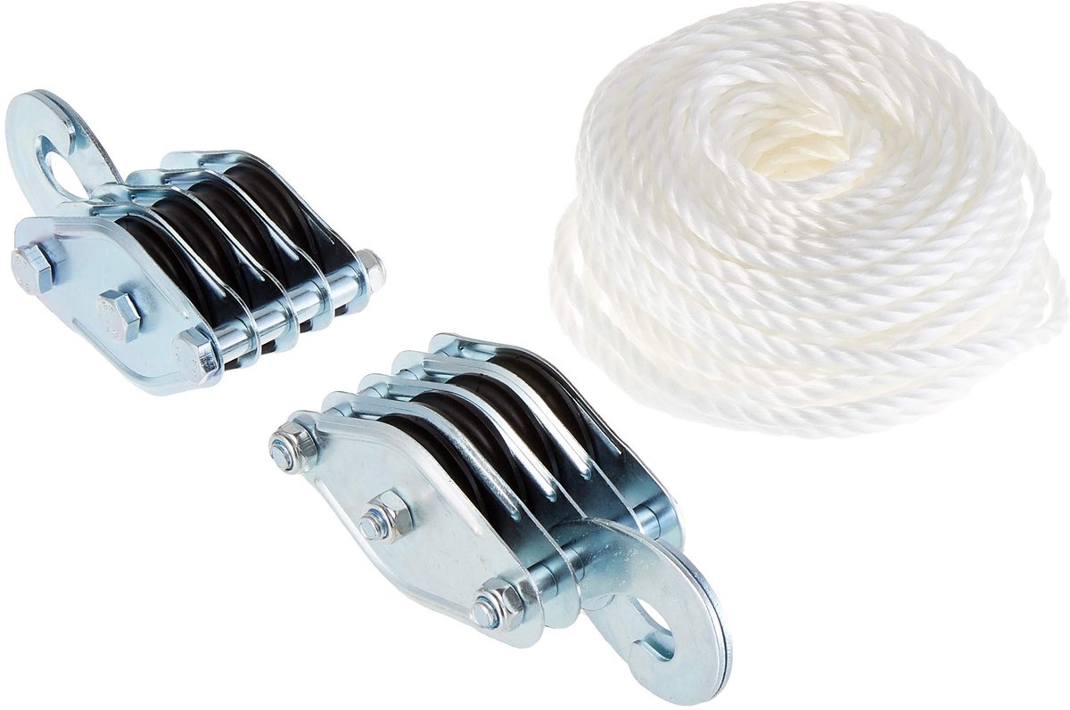 Elzusha - Pulley met 8 Katrollen voor Tot 400 kg
