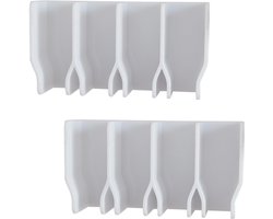Wanddroogrek Uitschuifbaar - Kledinghanger Houder - Kledingrek Muur - Wasrek Inklapbaar - Droogrek Hangend - Badkamer Organizer - Ophangsysteem Zonder Boren - Kledingroede - Wasruimte Accessoires - Zuignap Bevestiging - Grijs - 1 Stuk