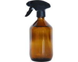 24DOTS Plantenspuit | 500 ml Bruin Amberkleurig Glas | Plantensproeier | Spuitfles voor kamerplanten | Waterverstuiver | Vernevelaar