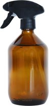 24DOTS Plantenspuit | 500 ml Bruin Amberkleurig Glas | Plantensproeier | Spuitfles voor kamerplanten | Waterverstuiver | Vernevelaar