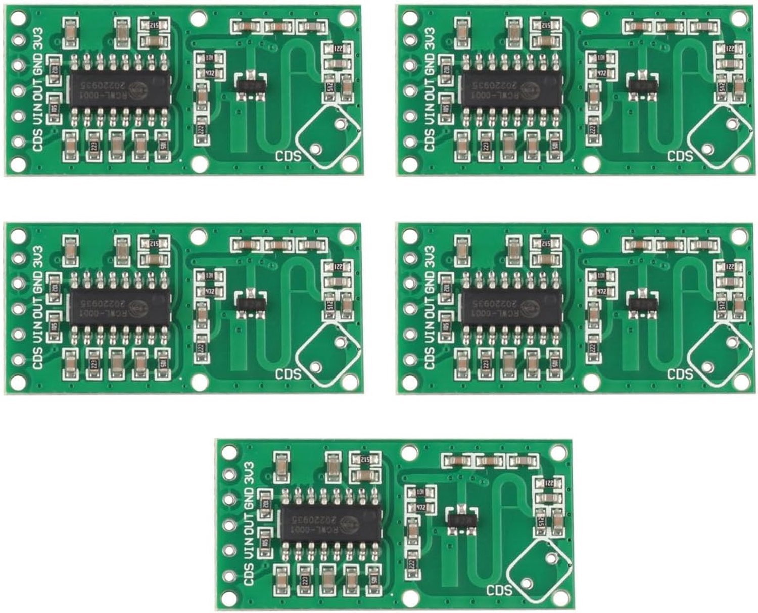 5pcs RCWL-0516 Microwave Radar Motion Sensor Module Housing Induction Switch Module High Long Range Wide Registration - ShopVlot