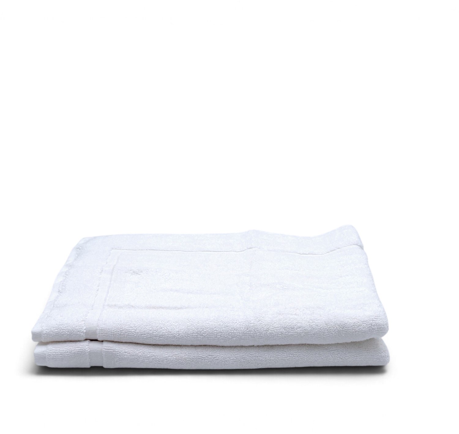 The Linen Room Badmat – 50 x 70 cm – Set van 2 – 100% Egyptisch Katoen – 800 gram/m2 – Extra Dik & Hoog Absorberend – Wit
