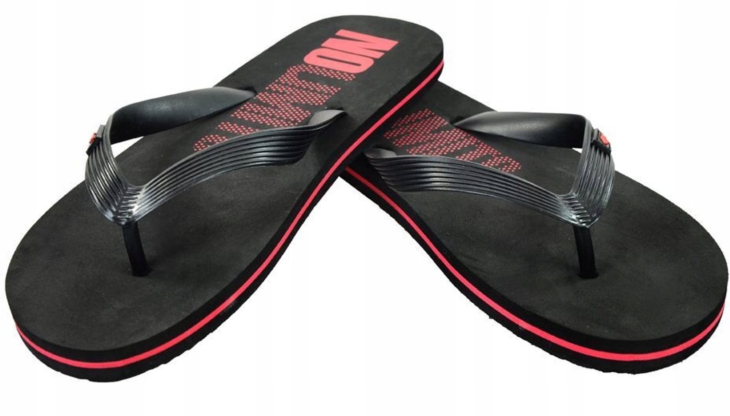 4F Flip-flops No Limits Unisex Zwart-Rood Maat 40