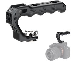 Mini Cold Shoe Top Handle - Universele handgreep voor camera's - Geschikt voor DSLR en video rigs - ShopVlot