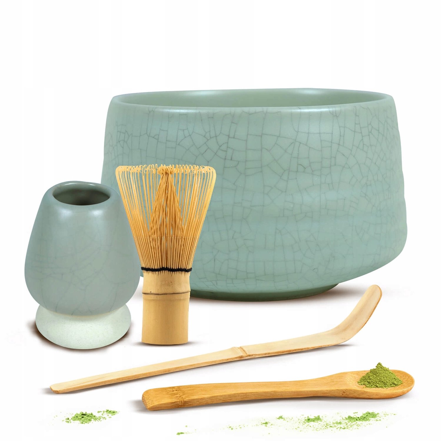 Matcha Ceremonie Set: Matchawan, Chasen & Chashaku
