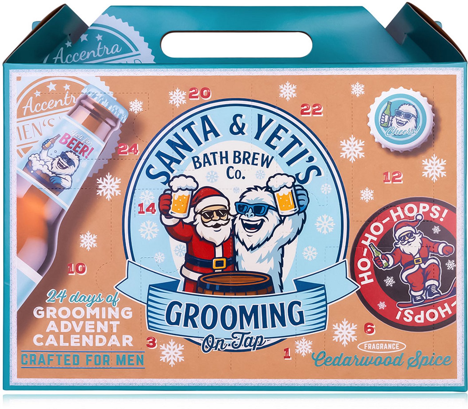 Adventskalender 2026 Man - 24 verrassingen - Stoer pakket - Adventkalender Volwassenen en Kinderen - Wellness - Geschenkset Mannen cadeautjes volwassenen
