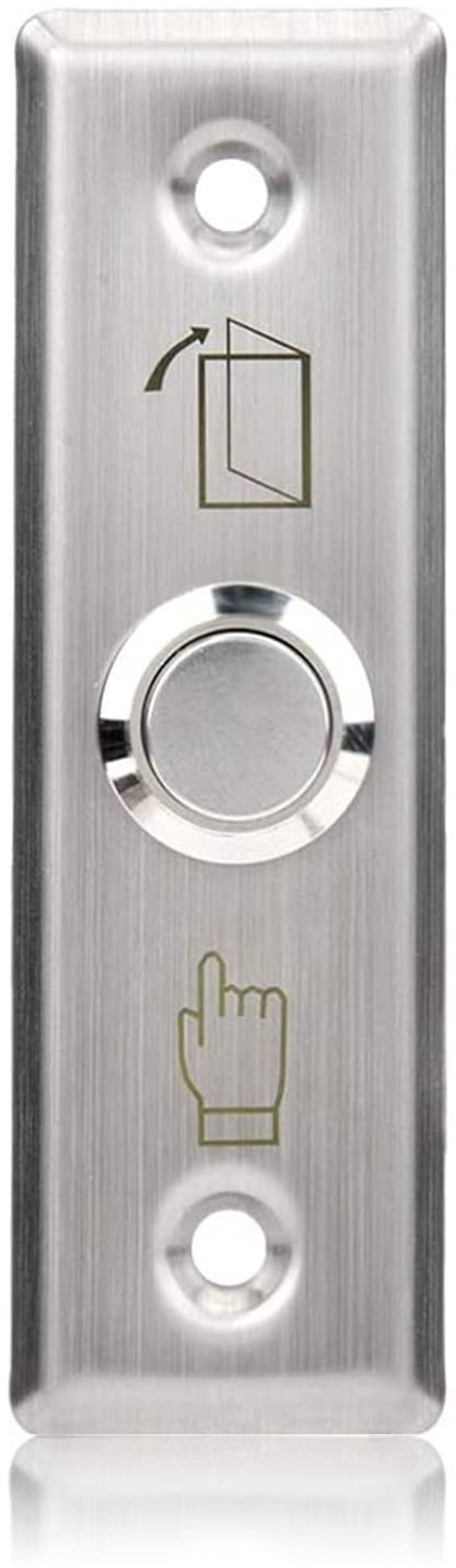 Door Exit Release Push Button Stainless Steel Release Button for Door Locking Door, Door Access Control System Switch - ShopVlot