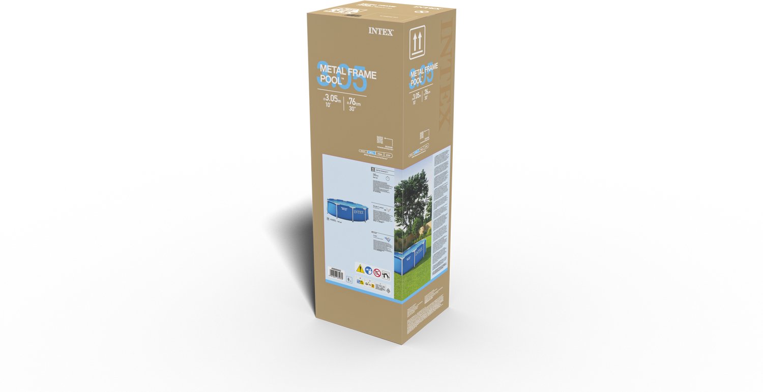 Intex Metal Frame Opzetzwembad - Ø 305 x 76 cm