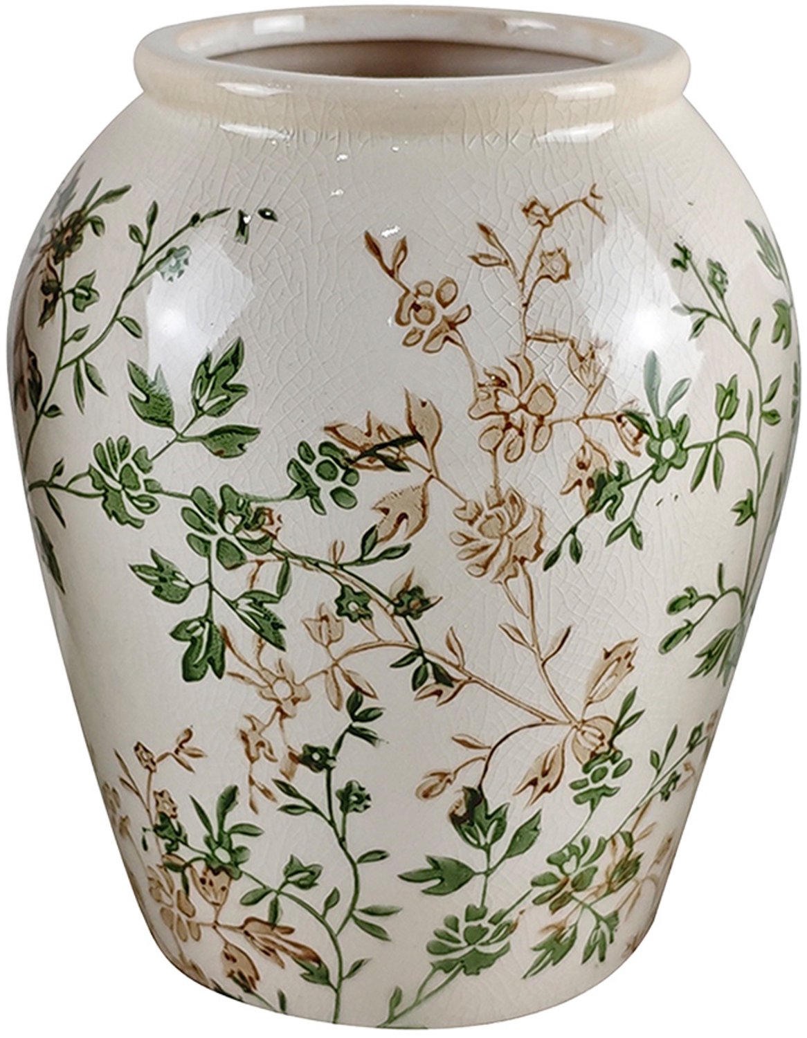 Clayre & Eef Vaas Beige Keramiek