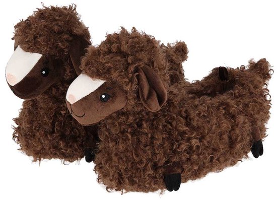 Apollo Schaap Pantoffels - Dames - Bruin
