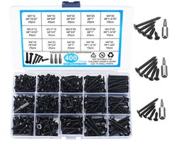 VARHHUXHA Zelftappende schroeven, 400st, M3-M4, Verzonken kop, Torx