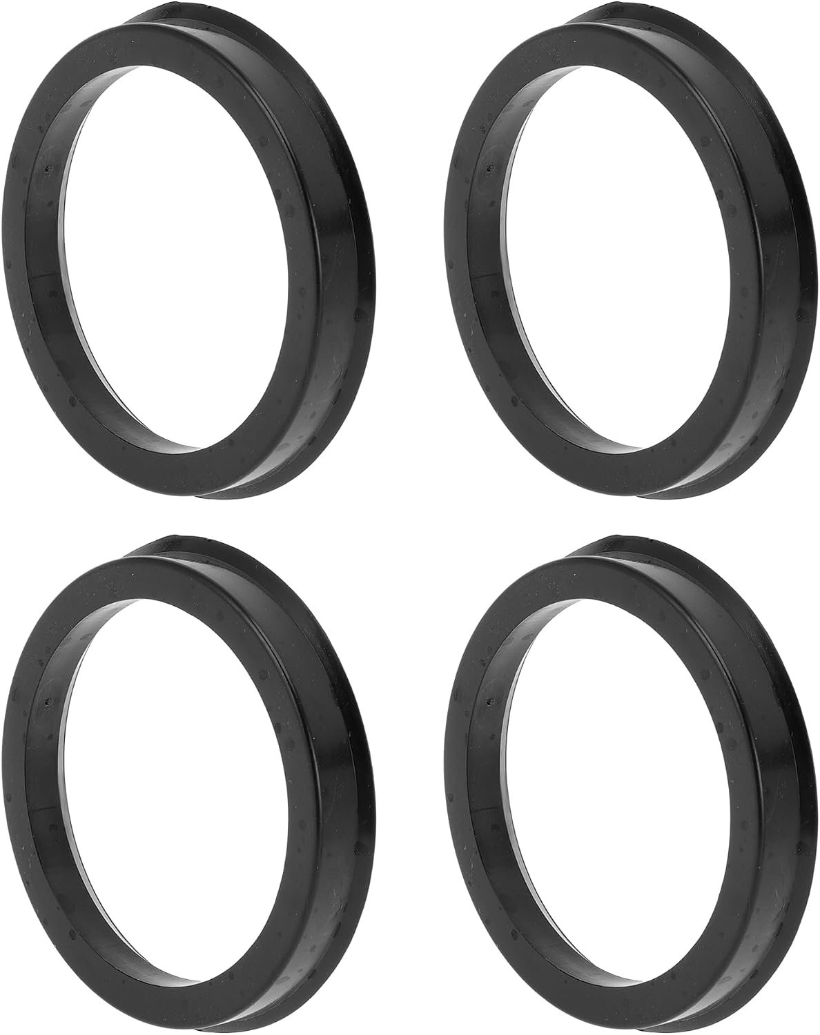 Wielnaaf adapterringen 72.1mm tot 59.1mm - zwart polycarbonaat - schokabsorberend - universele pasvorm - ShopVlot