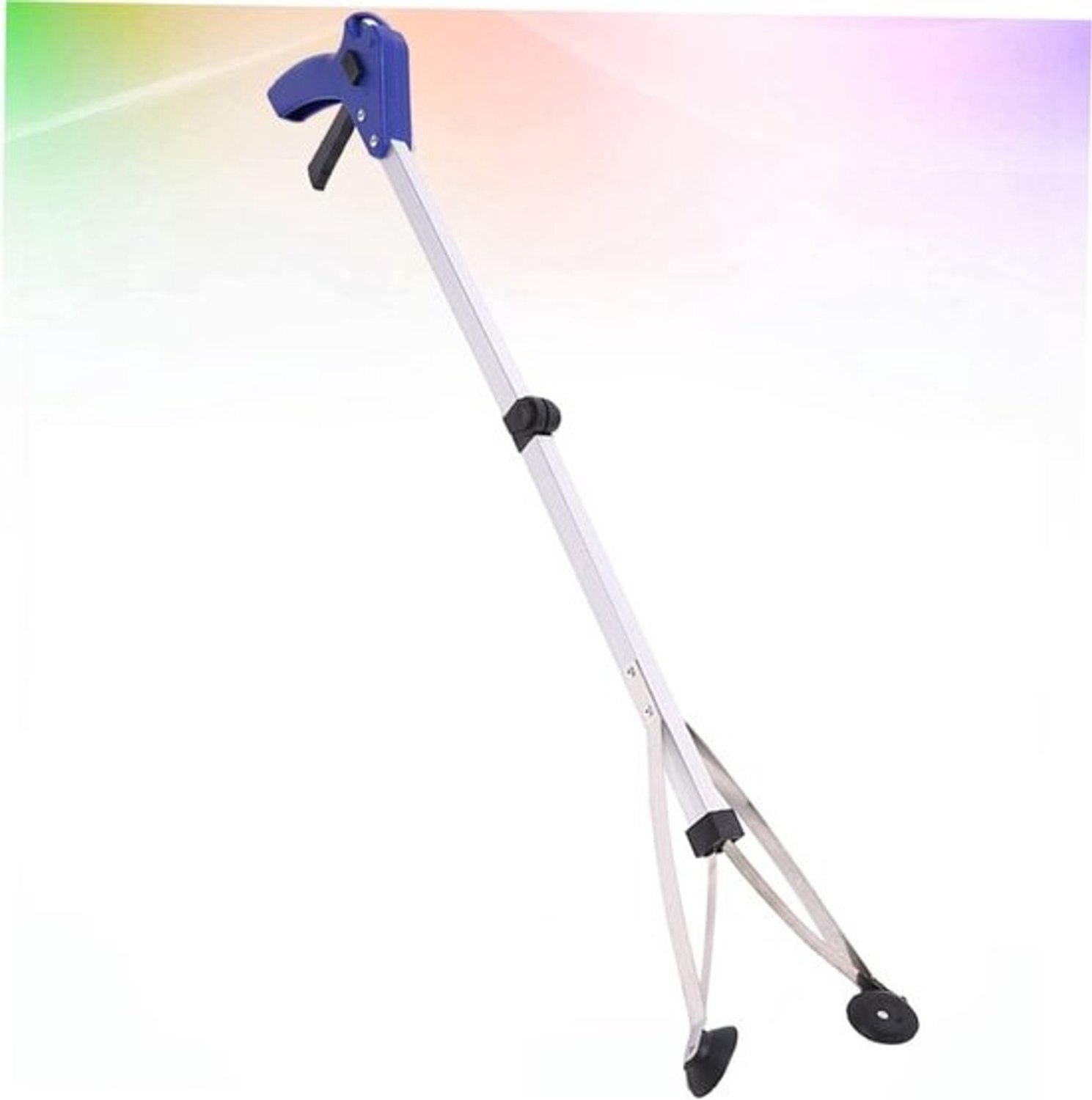 Opvouwbare Afvalgrijper - Grijper Hulpmiddel - Spullen Oppakken - Vergroot Bereik - 80 cm Lengte - Grijs