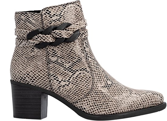 Rieker Enkellaarsjes - Dames - Beige - Maat:37