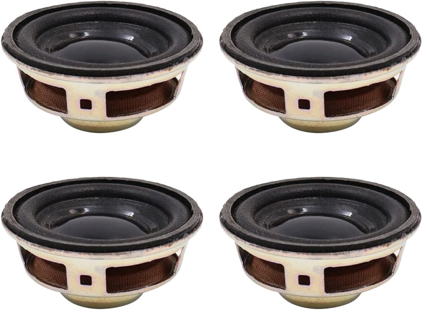 Micro-luidsprekers 4 stuks - Rond 1,5 inch - 4 ohm 3 W - Perfect voor Arduino - ShopVlot