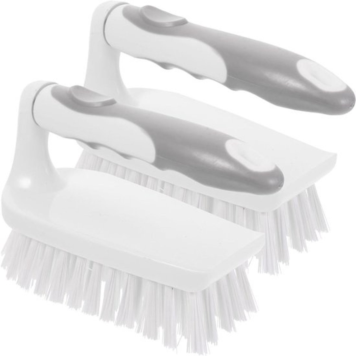 Strijkborstels Kleding - Wasborstels Schoonmaken - Vlekken Voorbehandelen - Met Handvat - 14x9x6.5cm - Willekeurig
