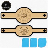 Navazz Siliconen Bakmat voor Brood - Set van 2 - Rond & Ovaal - Deegmat voor Dutch Oven - Broodslinger - Broodmat met Lange Handvatten - Incl. 3 deegschrapers