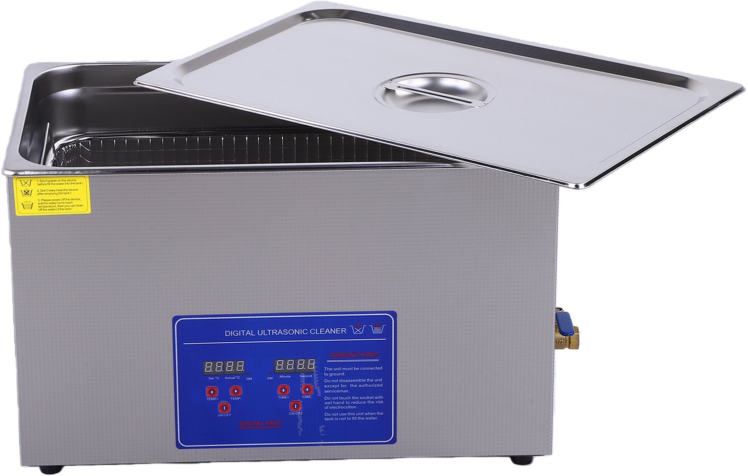 Ultrasoonreiniger Digitale 30L - 40kHz Frequentie - RVS Tank - Met Verwarming - Voor Sieraden En Industriële Onderdelen