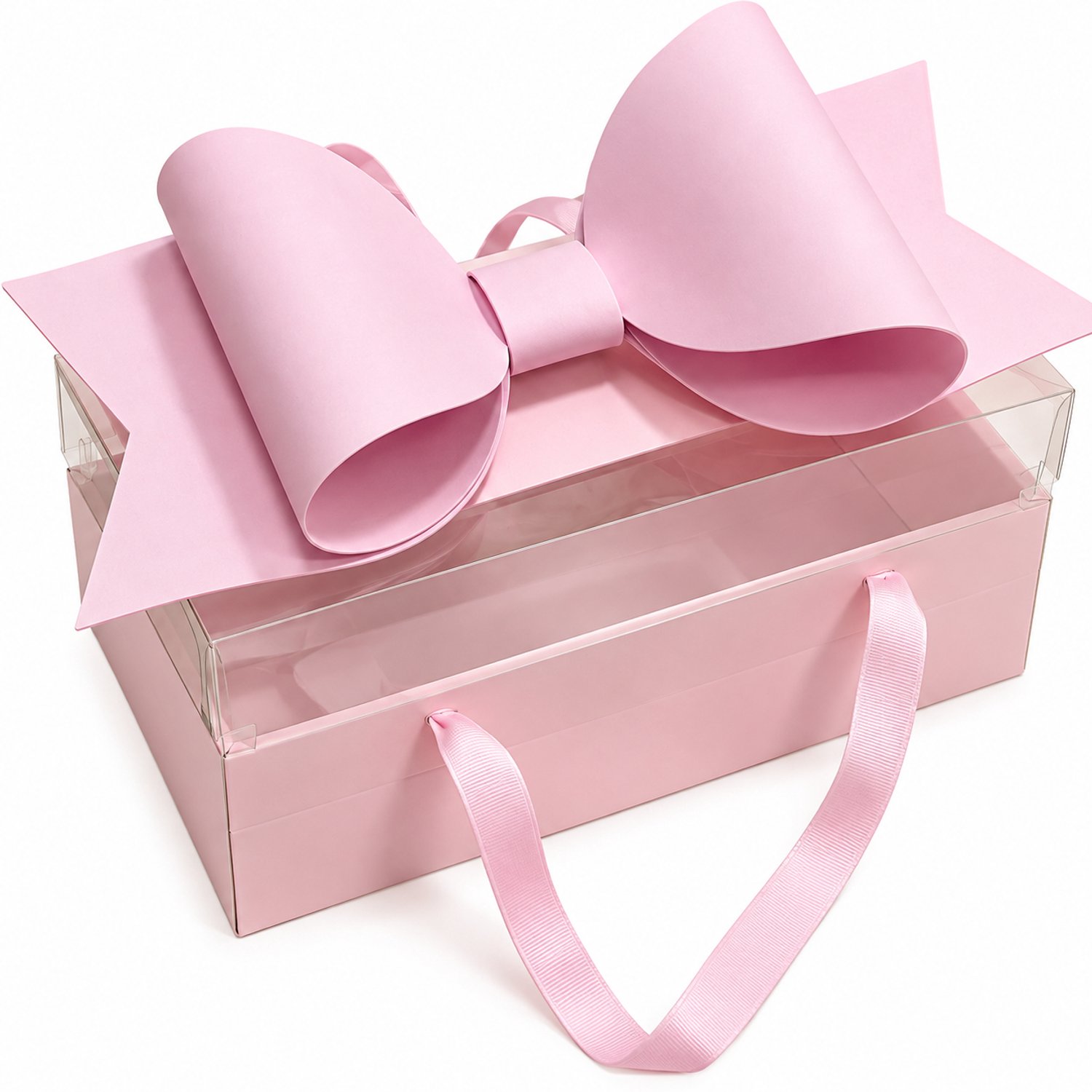 Nina’s Giftshop® Luxe Roze Geschenkdoos met Grote Strik – Cadeaubox – Cadeauverpakking – Verjaardag, Valentijn & Moederdag