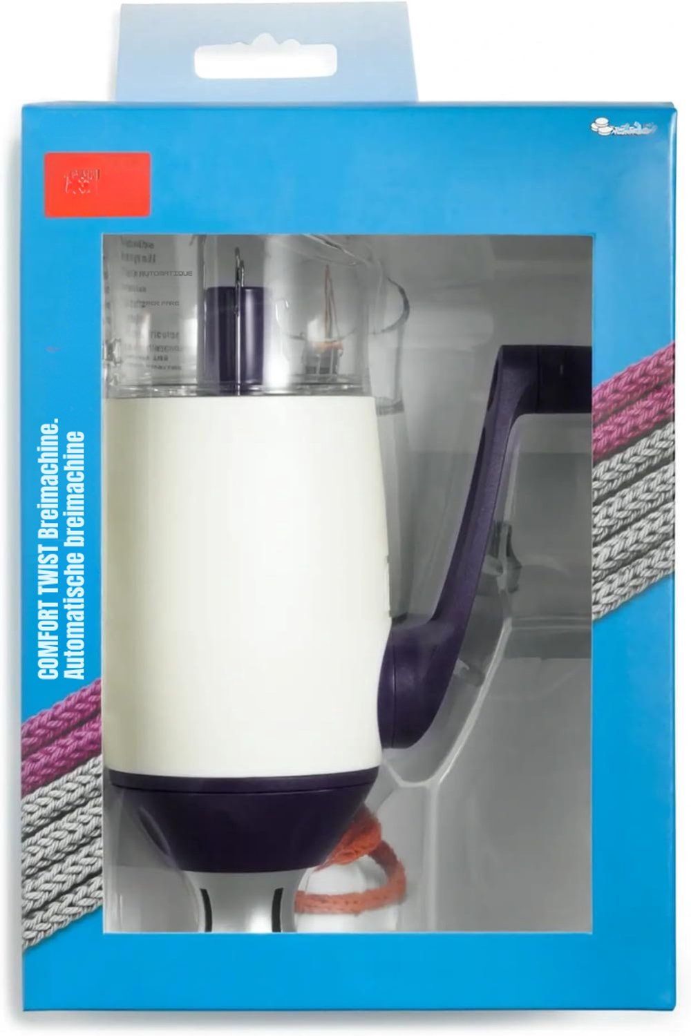 Levo® Punnikmolen - Breimolen - Punniken Voor Kinderen - Voor Volwassenen - Paars - 19cm x 13cm x 6cm