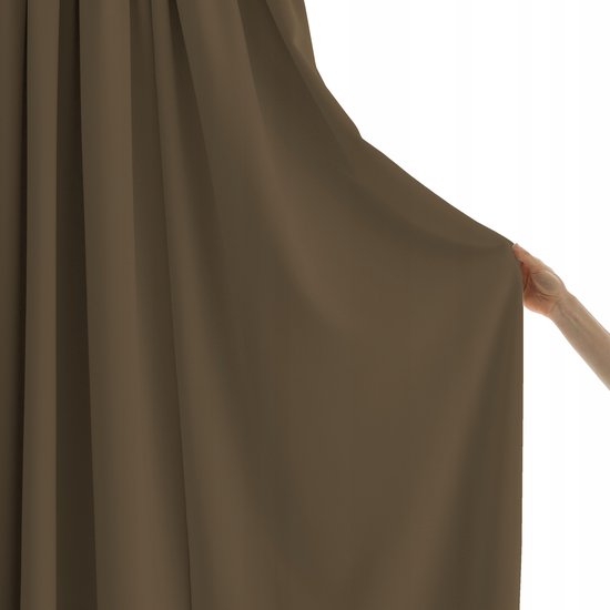 Verduisterende Gordijnen 240x250cm Warm Beige - Blackout