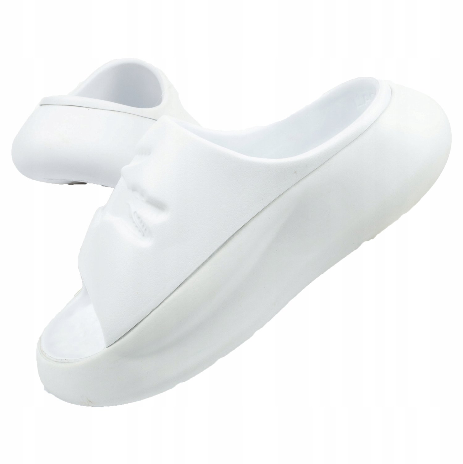 Lacoste Serve Slide Dames Slippers Wit