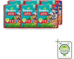 6 x Pampers – Luierbroekjes – Baby Dry Pants Paw Patrol Maat 4 – 25 Luiers - Grootverpakking - Vaatwasstrips - Baby Luier - Luierbroek - Droge Luier - Luier Voor Baby - Luier Broek
