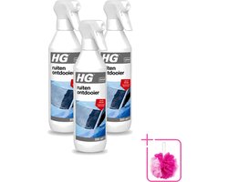 3 x HG - Ruitenontdooier Spray - Snel & Effectief - Voorkomt Snelle Herbevriezing - 500 ml - Bulkverpakking - Ruitenontdooier - Douchemop - Sneeuw en ijs verwijderen