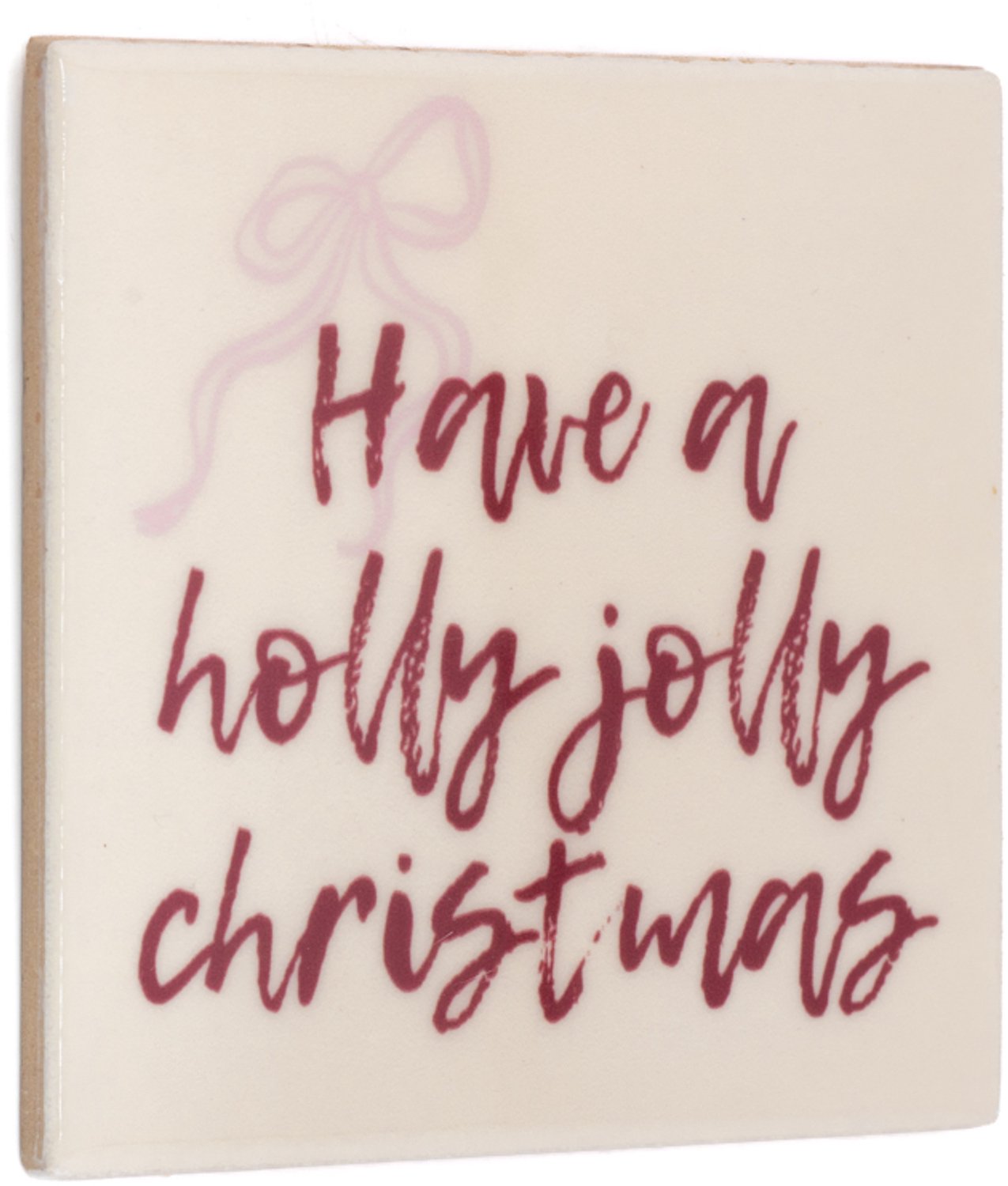 Tegeltje Holly Jolly Christmas