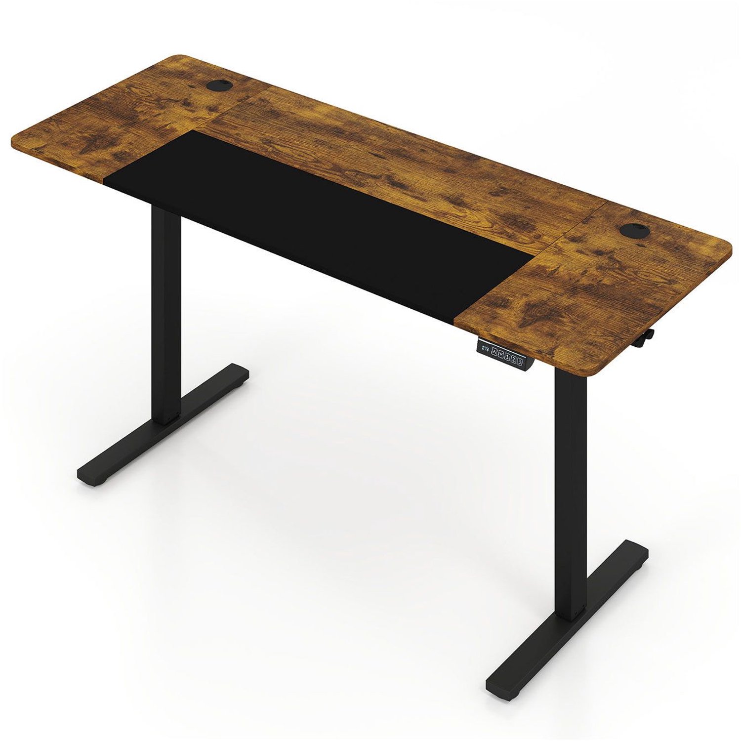 SureDeal® - Bureau - Elektrisch Hoogte Verstelbaar - Bruin - 160x60x72 cm - Koffiebruin