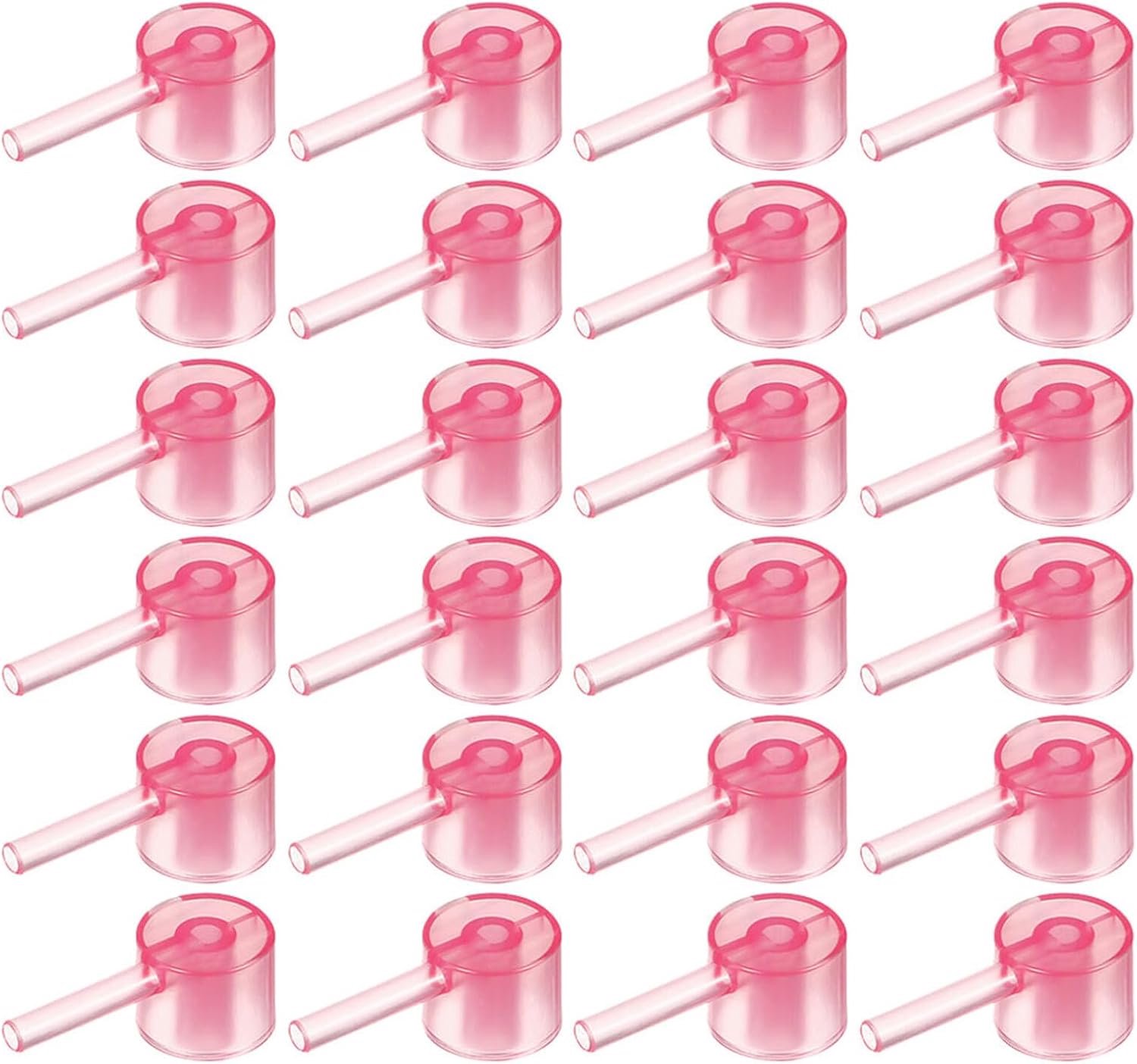 100 Stuks Roze Navulbare Parfumverstuivers Draagbare Glazen Spuitflessen met Geschikt voor Reizen Doseren van Geur Compacte Transfer Tool Herbruikbare Sprayflessen