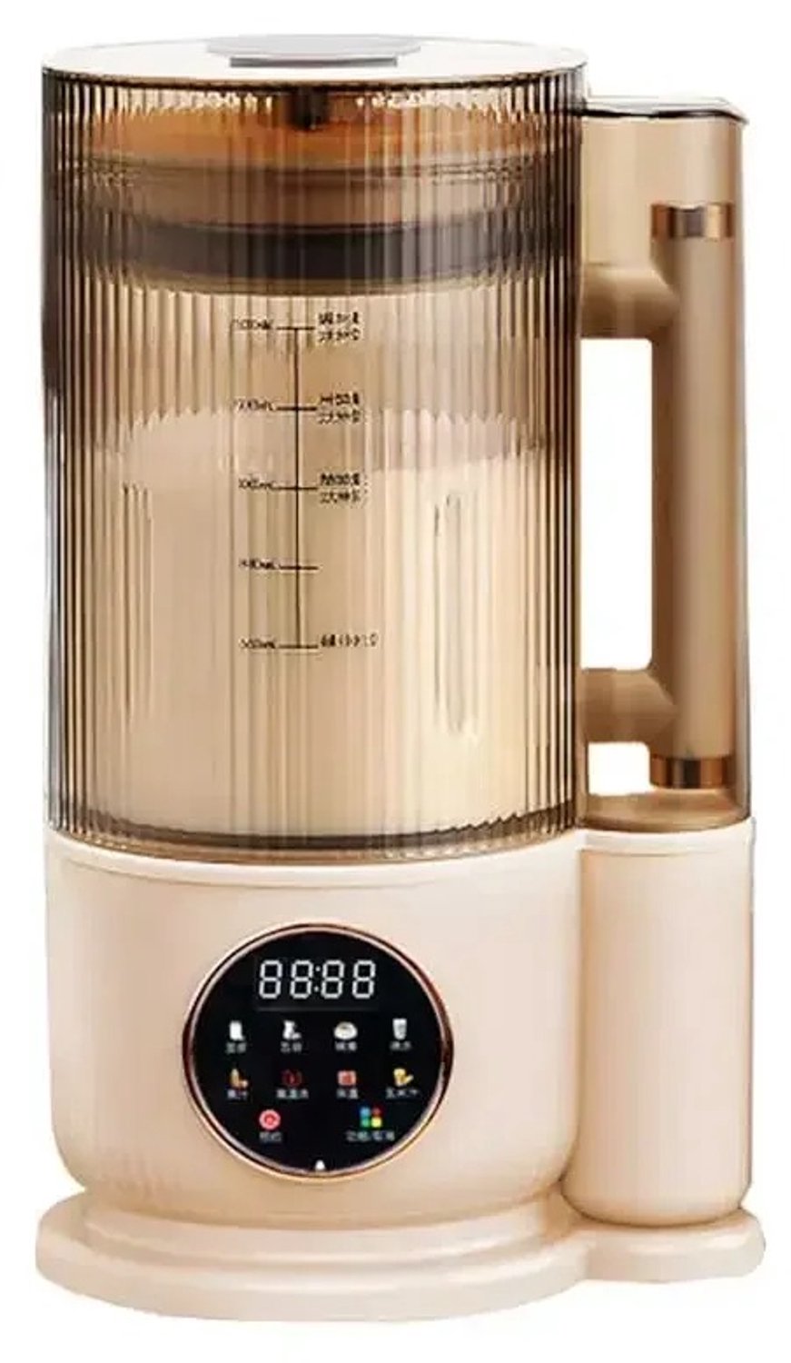 G&G soepmaker - Sojamelk maker - Smoothie - Milkshake - Soep - Babyvoeding - Machine - Blender - Beker met deksel - BPA-vrij - Wit