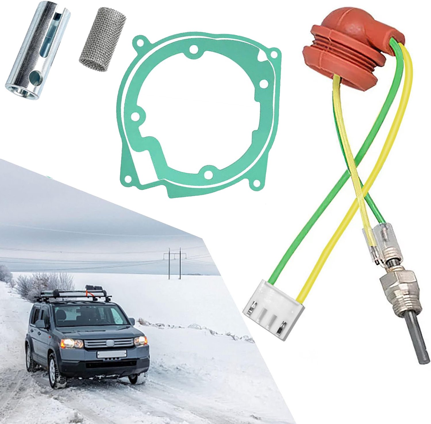 Servicekit Voor Dieselautoverwarming - 12V 5KW Reparatieset Voor Gloeibougie Van Standkachel - Voor Diesel-Standkachel