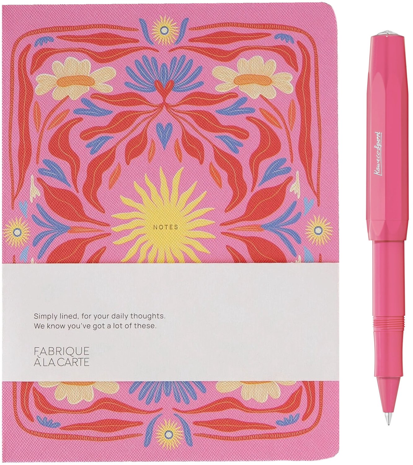 Kaweco - Sport - Gel Roller - Skyline Pink - Fabrique - Notitieboek - gelineerd Sun Pink