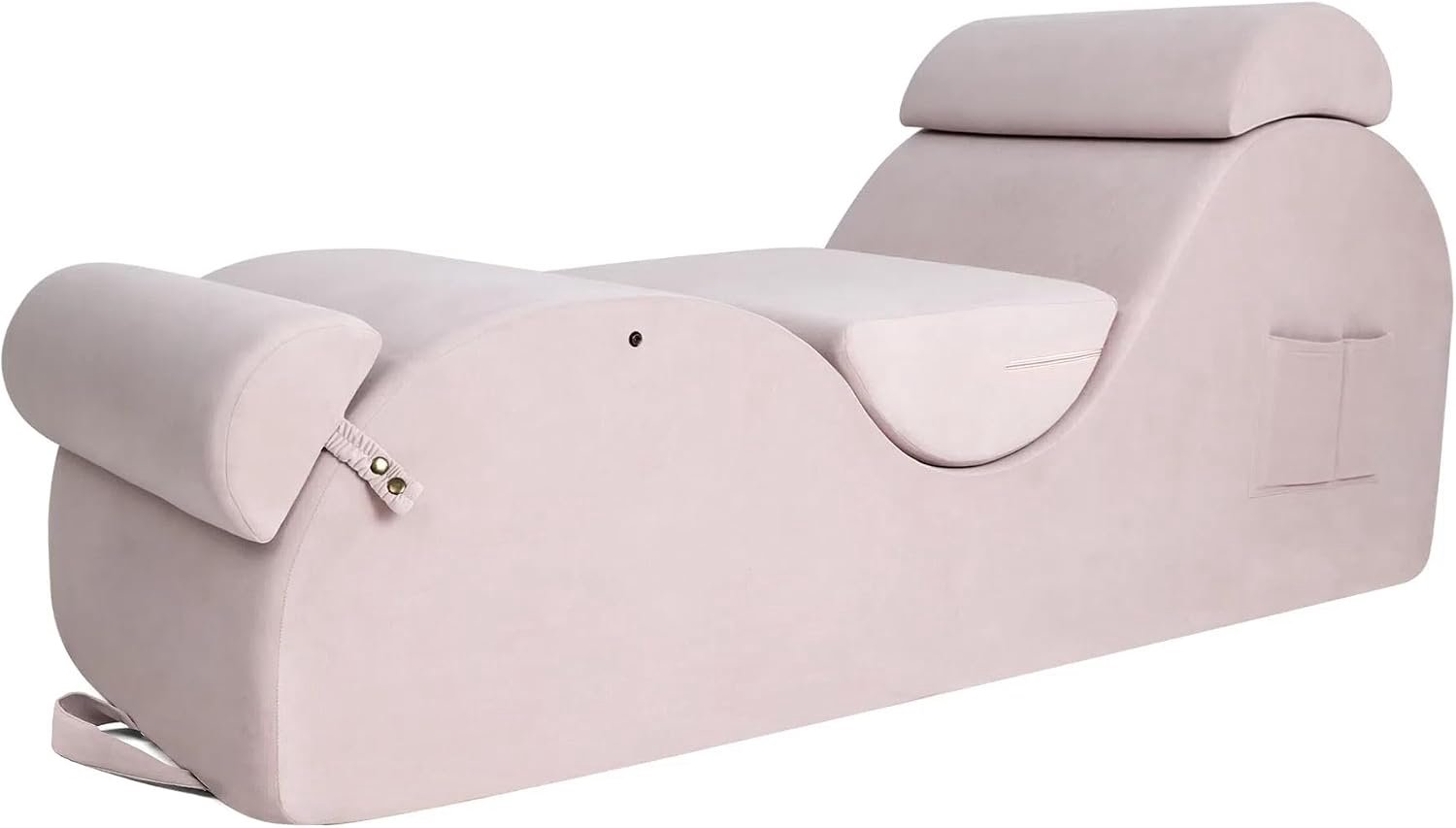 Zwarte yoga chaise lounge (roze, groot)