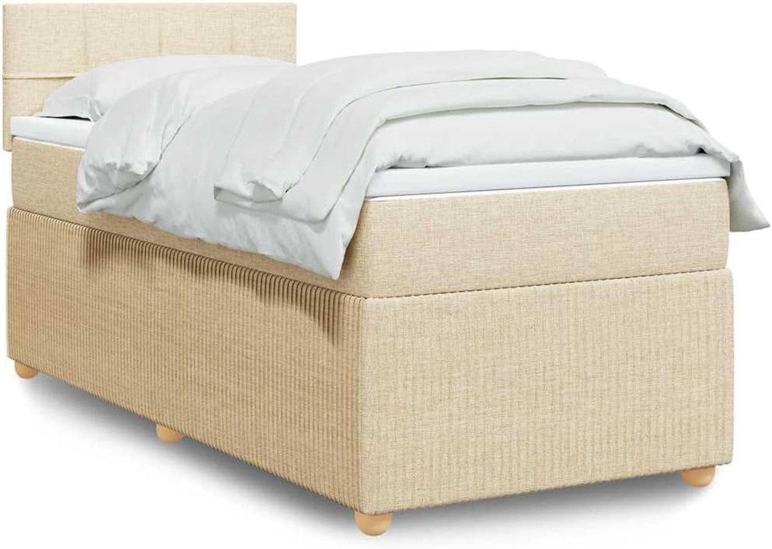 Pocketveringmatras Boxspring 90x190 cm Crème