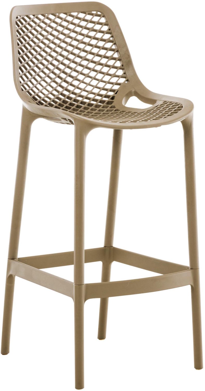 Luxe Comfort Barkruk modder/licht bruin