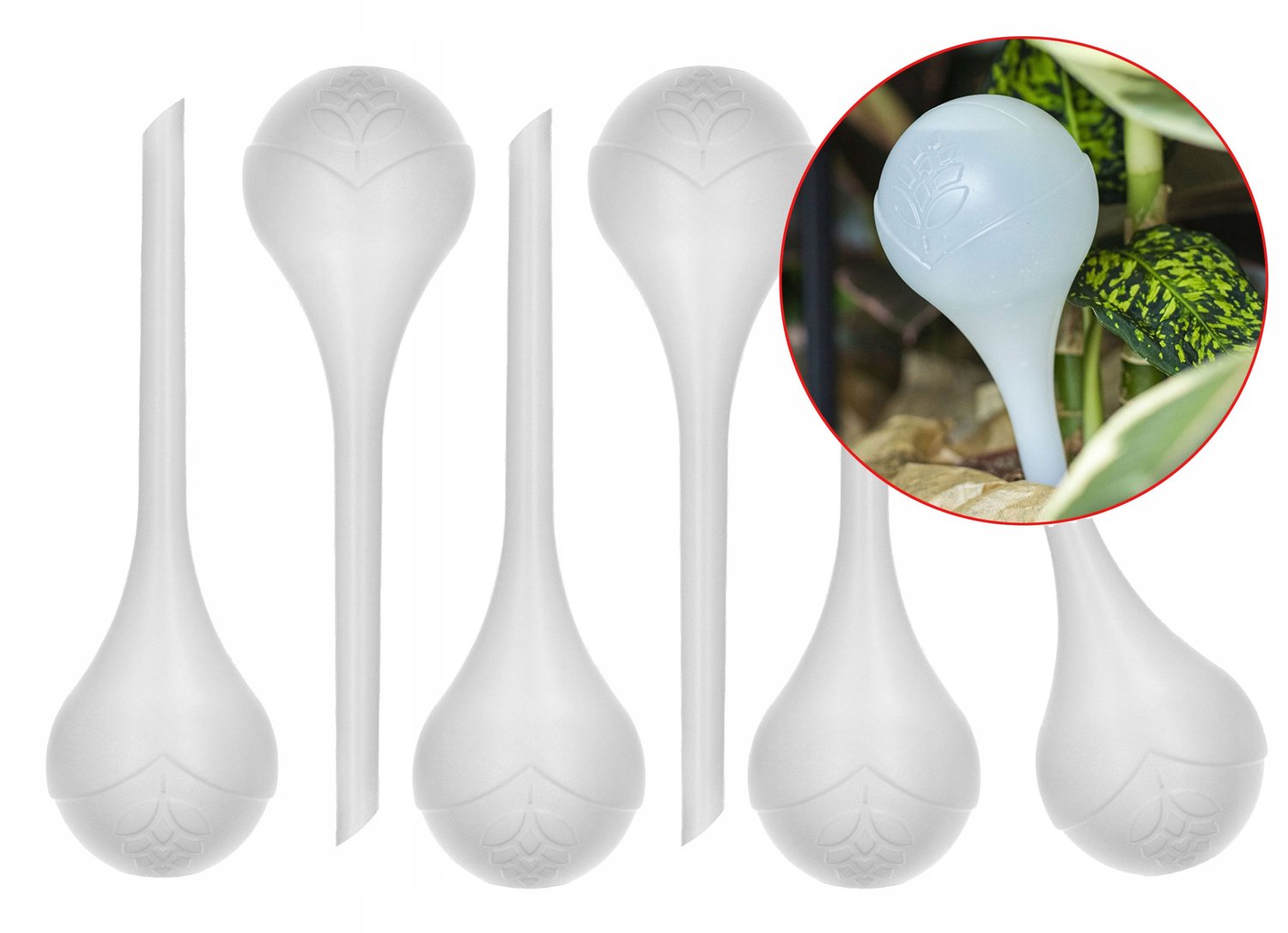 6x Zelfwaterende Plantenbollen 400ml - Ideaal voor Vakantie & Dagelijks Gebruik