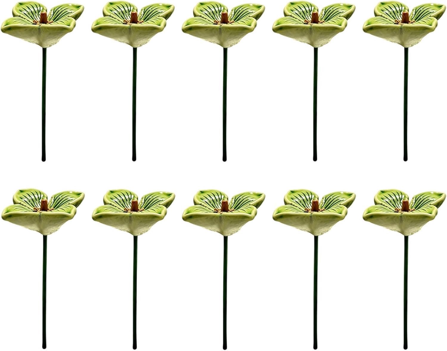 Badkamer voor buiten, 10 stuks bloemenvormige kleurrijke keramische