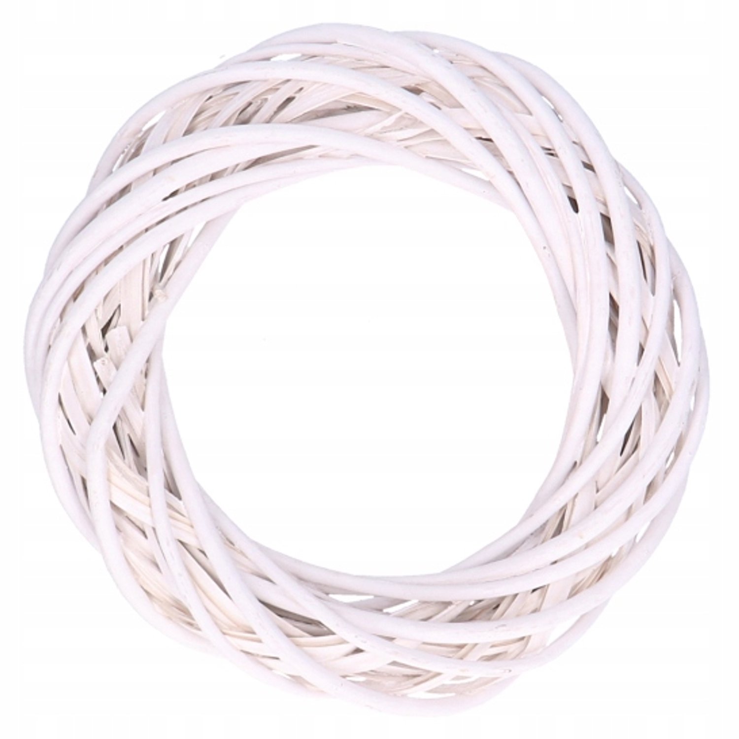 Witte Rietkrans Ringo 40 cm - Natuurlijk en Decoratief