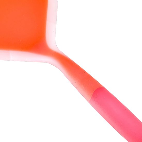 Pannenkoeken Schop Flexibele Platte Bodem Brede Omelet Flipper Spatel Turner voor Eieren Vis Pizza en Steak Schop (Oranje) — afbeelding 3