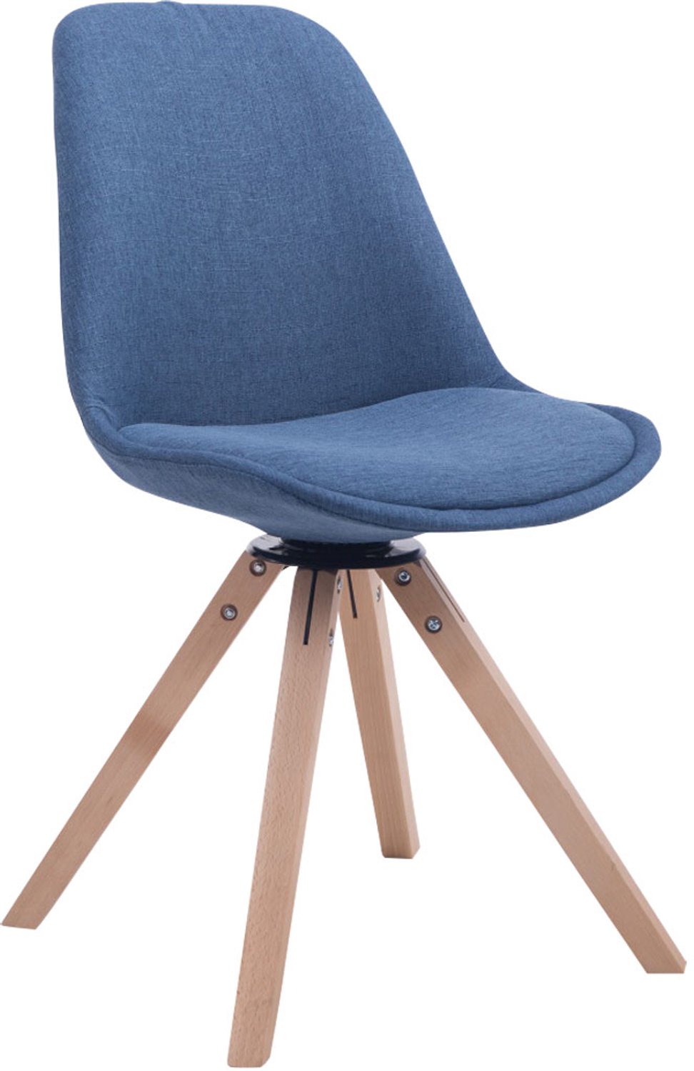Luxe Comfort Bezoekersstoel - Stof - Blauw