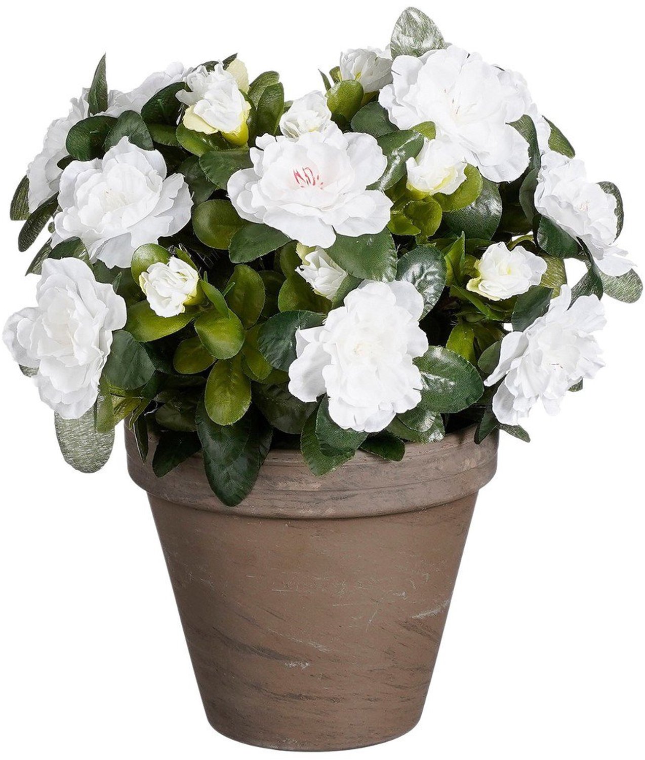 Kunstplant Azalea Wit