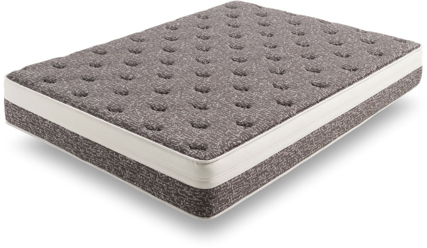 Matris Visco-elastisch matras Luxury Oasis Natur 105X200 hoogte 26 +/- 1 cm. Gemiddelde-hoge stevigheid. Matras Grijs
