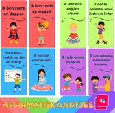 Smarfer - Cartes d'affirmation pour enfants - 40 affirmations - Mentalité positive - Confiance en soi et émotions