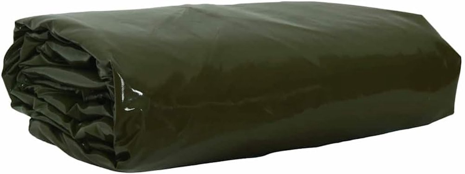 650g/m PVC-gecoat, 5 x 7 m olijfgroen canvas