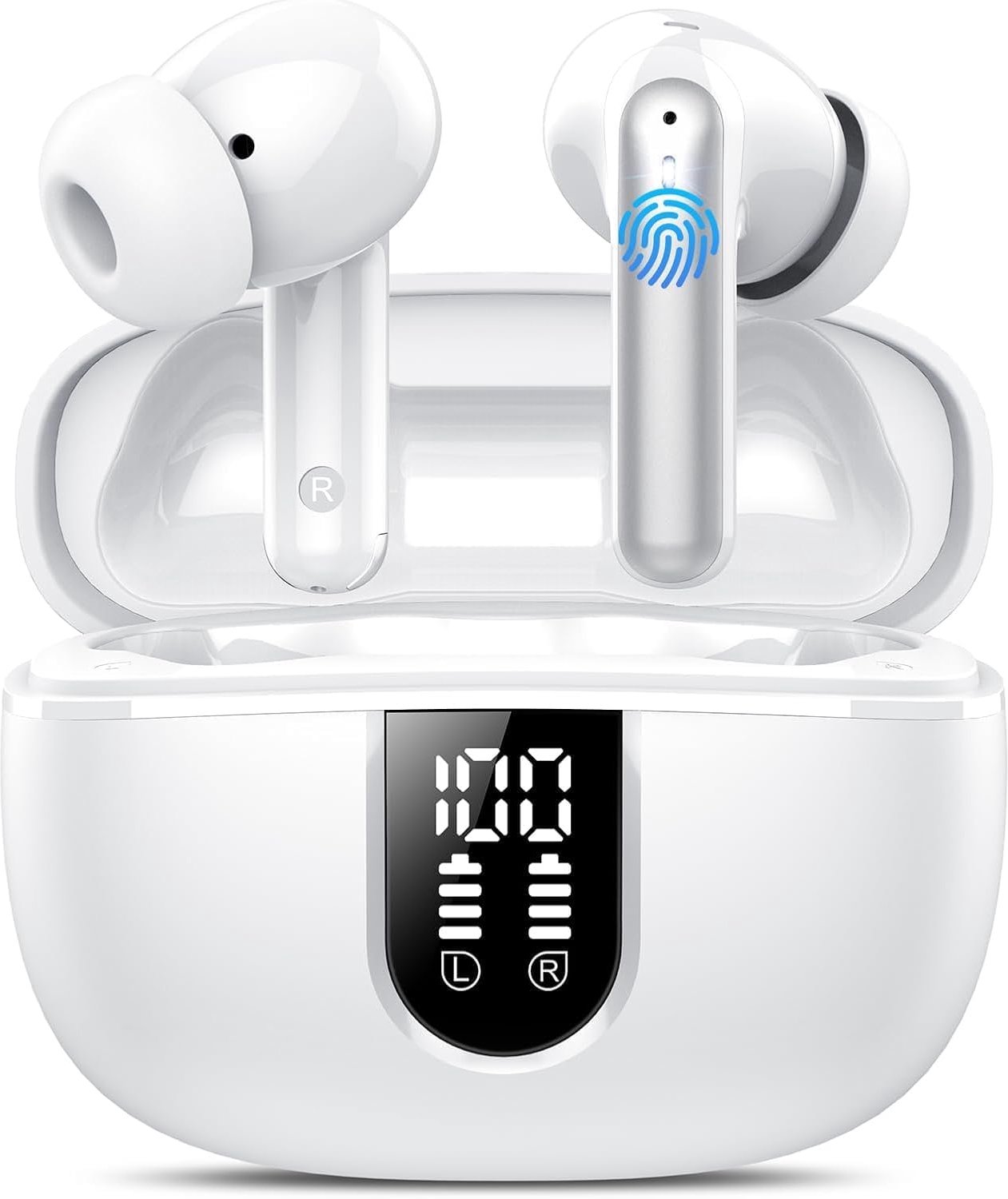Draadloos, Bluetooth 5.4, in-ear met led, krachtige bas