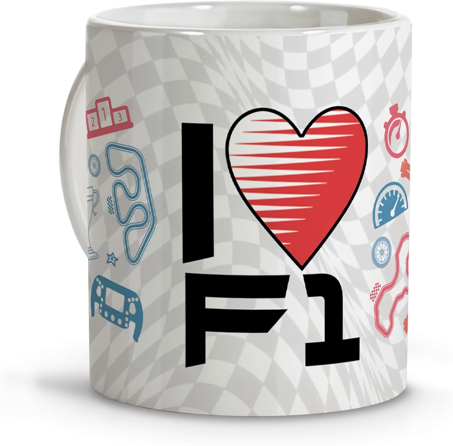 Cadeaus voor sporters, originele cadeaus voor heren, origineel cadeau, vaderdagcadeau, koffiekopjes, keramische mokken, 330 ml, Formule 1. F1