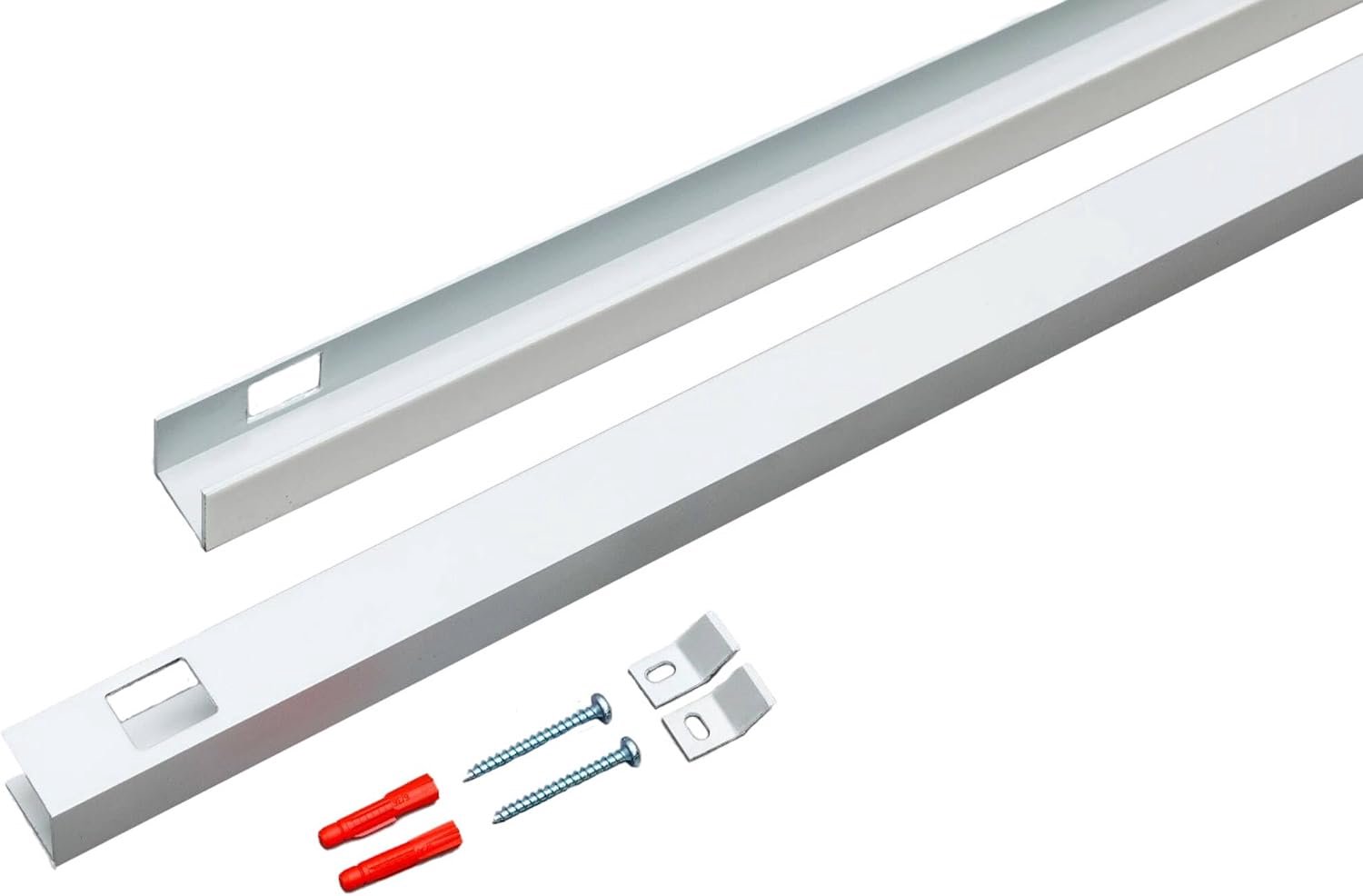 Duo spiegel m. geïntegreerde LED verlichting 2x verticaal 160x60cm m. schakelaar